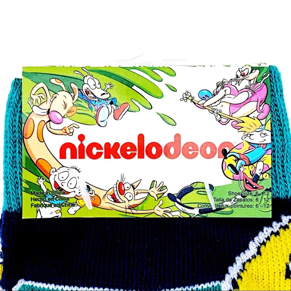 Nickelodeon Hey Arnold Crew Socks Mens Womens Gerald 90s Fun Novelty Gift